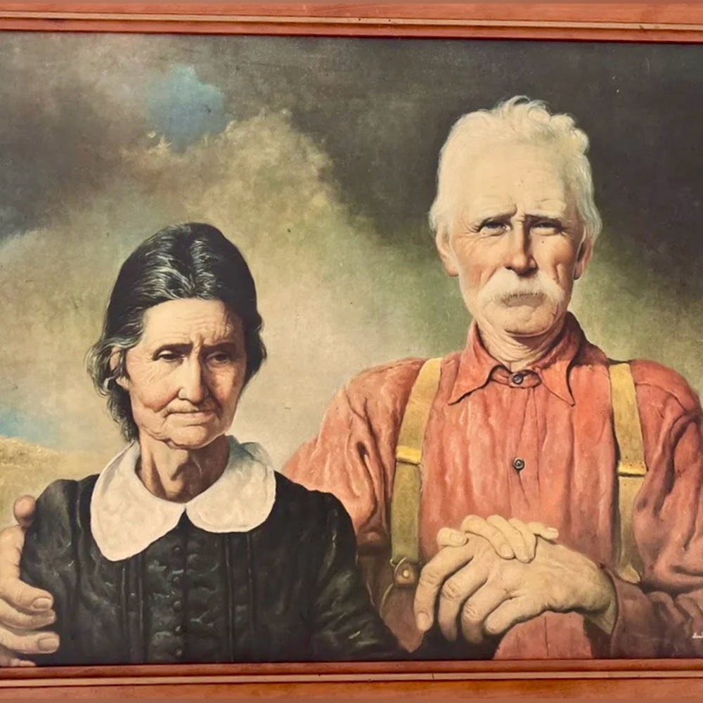 Leslie Emory framed print - Vintage